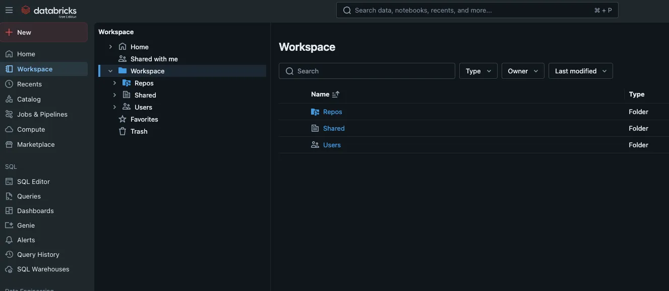 Databricks Workspace