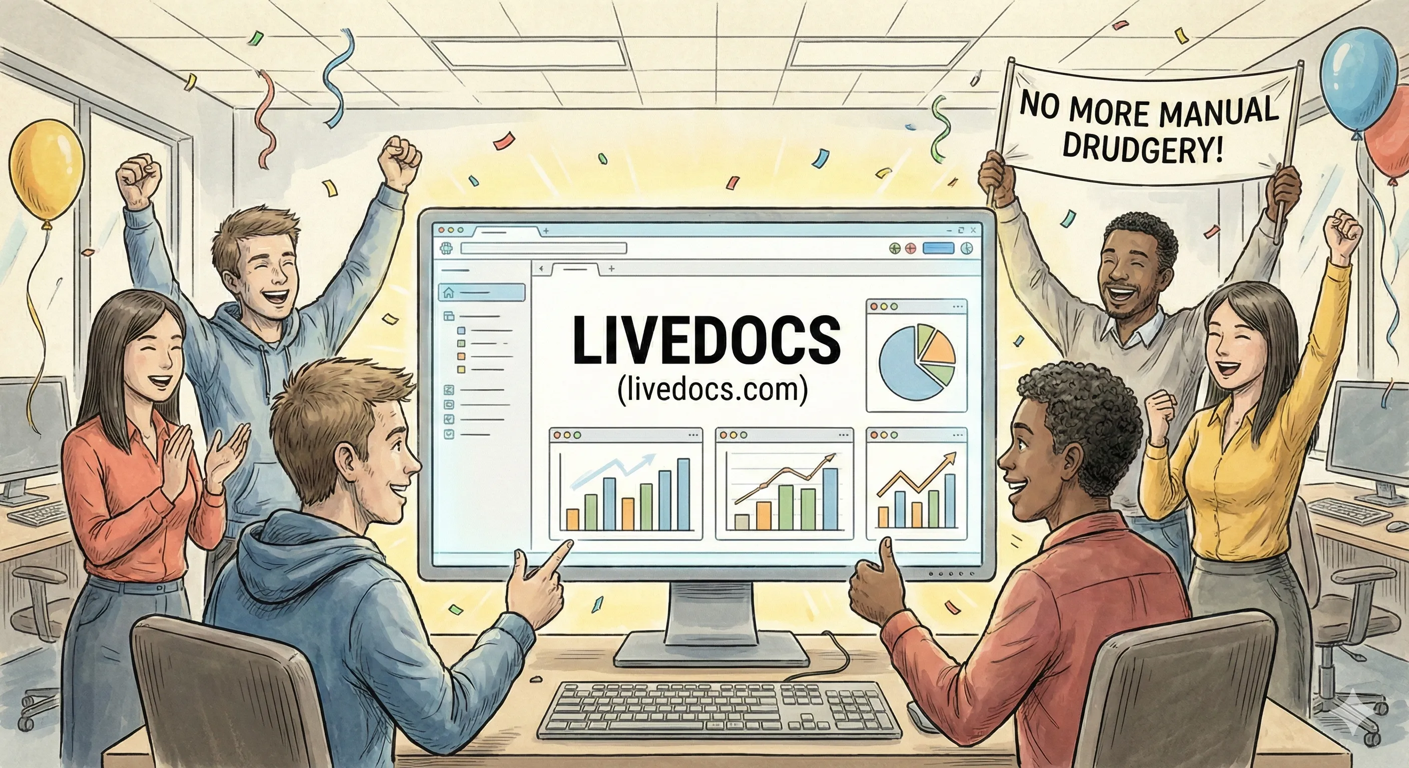 Happy Analyst with Livedocs